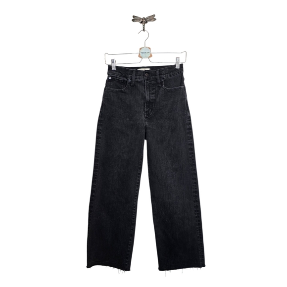Madewell 26×26 The Perfect Vintage Wide-Leg Jean Black 26 NM234 - Picture 1 of 13